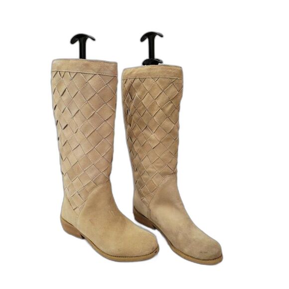 Two Lips Women's Weave It Knee High Suede Boots - NWT - Picture 5 of 5